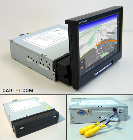 K90 - 7" InDash VGA Touchscreen USB - fully motorized (<b>REFURBISHED</b>)
